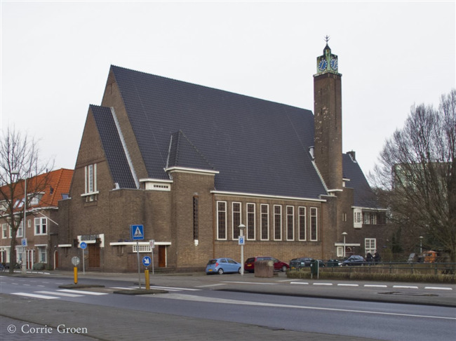 Vereniginsgebouw van het Apostolisch Genootschap, Amsterdam.
              <br/>
              Corrie Groen, 2015-10-16